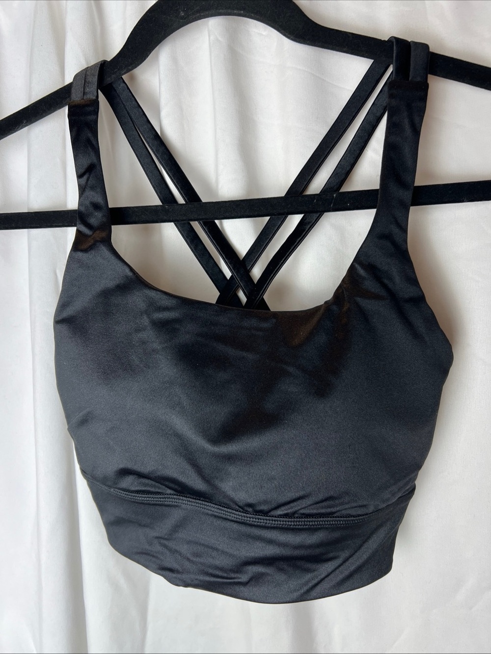 Lululemon Black Criss Cross Sports Bra